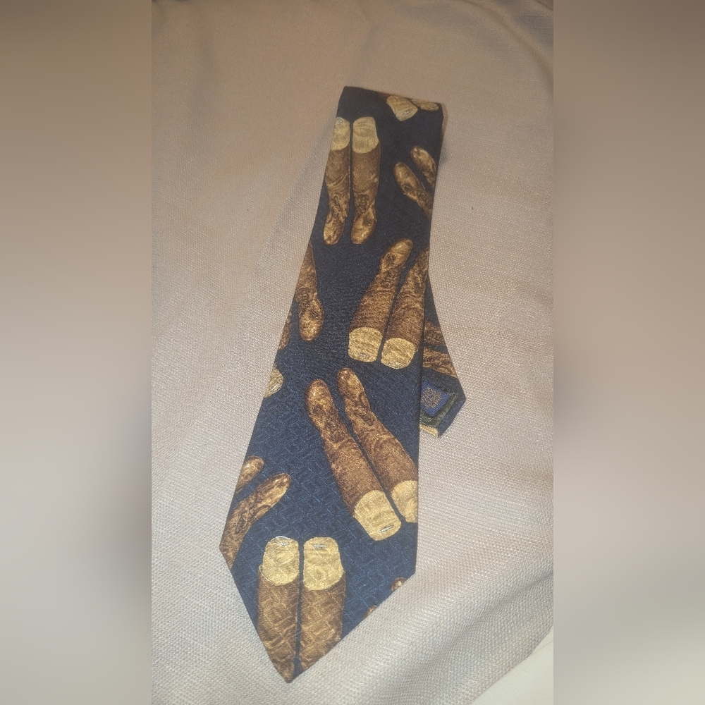 Vintage 90s chaps Ralph Lauren cigar tie